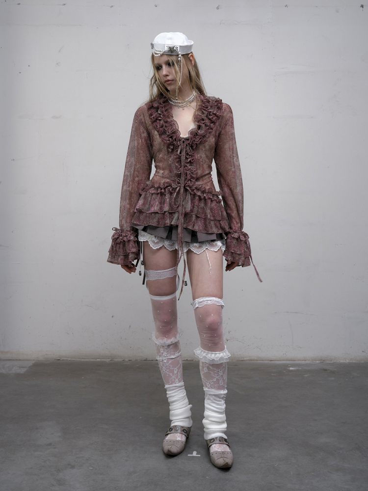 Long Sleeve Flared Sun Protection Shirt【s0000012328】