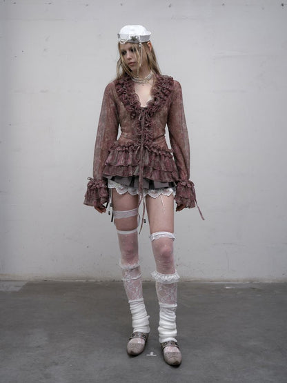 Long Sleeve Flared Sun Protection Shirt【s0000012328】