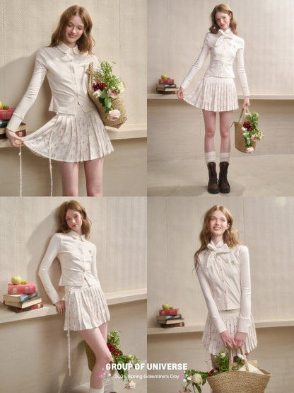 Tulip Satin Polka Dot Easy Suit【s0000015624】