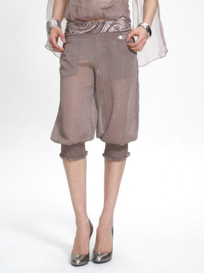 Detachable Chiffon Lantern Pants【s0000017661】
