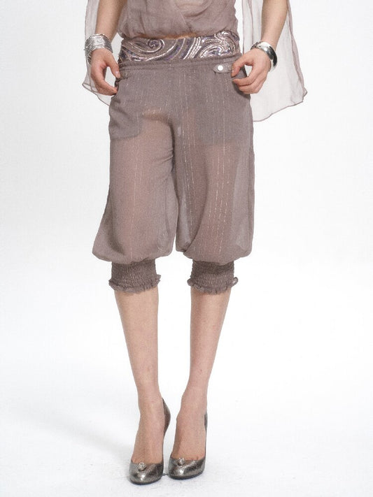 Detachable Chiffon Lantern Pants【s0000017661】