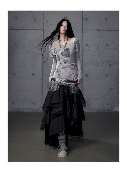 Long Sleeve Knit Bottom Shirt【s0000013465】