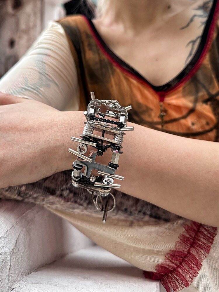Handmade Hardcore Punk Bracelet【s0000018889】