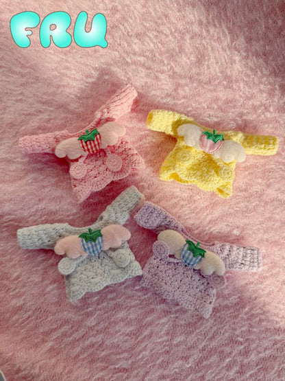 Knitted Strawberry Hairpin Sweater【s0000015111】