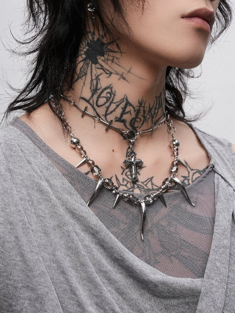 Angel Protection Y2K Punk Necklace【s0000018982】