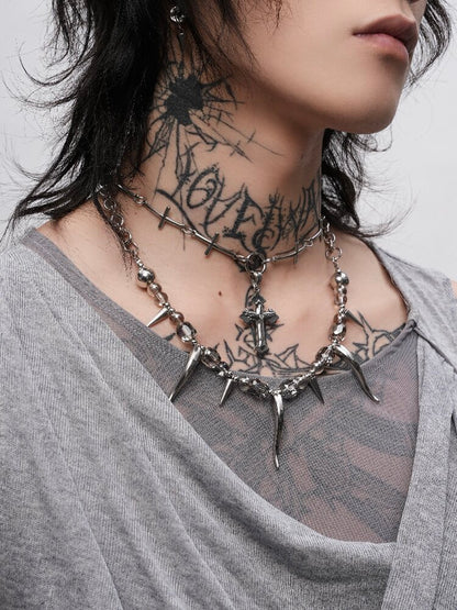 Angel Protection Y2K Punk Necklace【s0000018982】