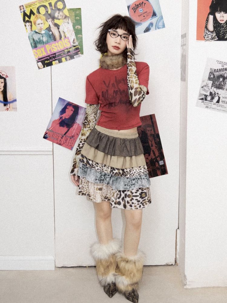 Fake two pieces long-sleeved T-shirt【s0000012274】