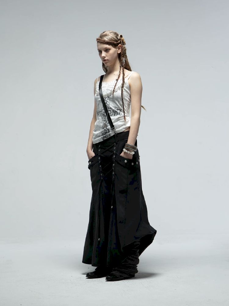 Backless Long Half Skirt【s0000012214】