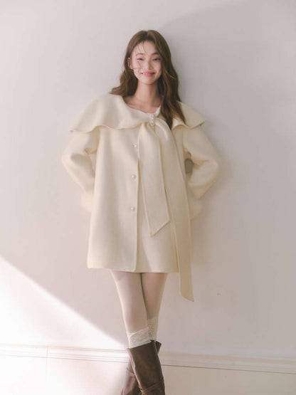 Double-Faced Tweed Coat【s0000014607】