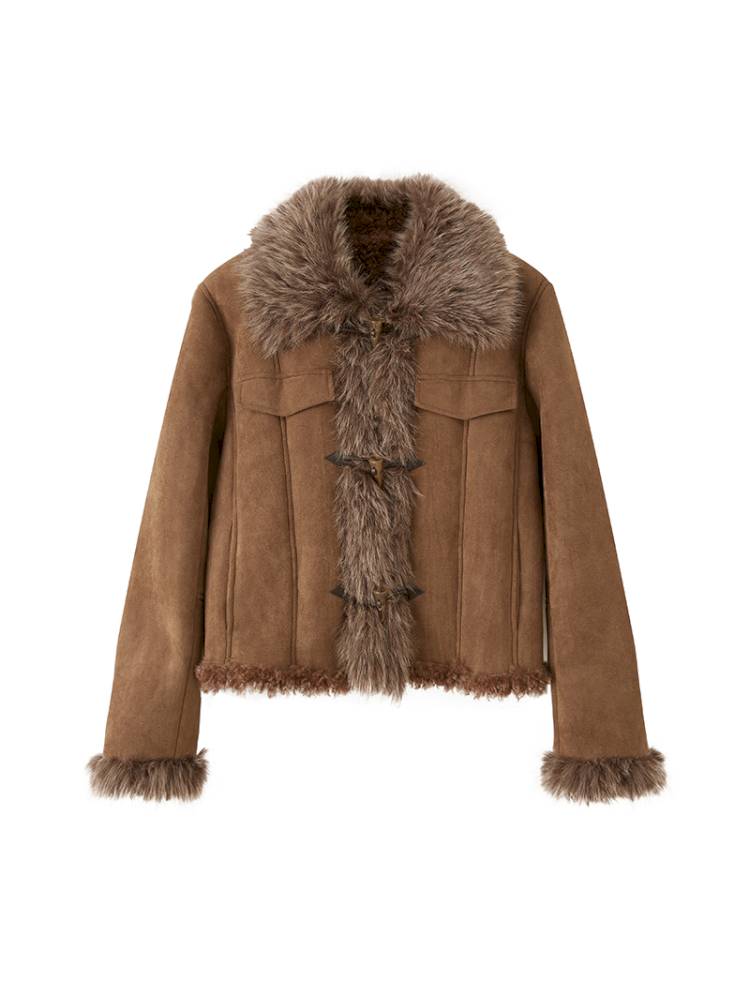 Faux Fur Collar Jacket【s0000014409】