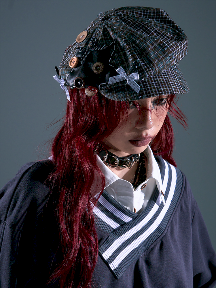 Flatters Face Shape Handcrafted Octagonal Hat【s0000013915】