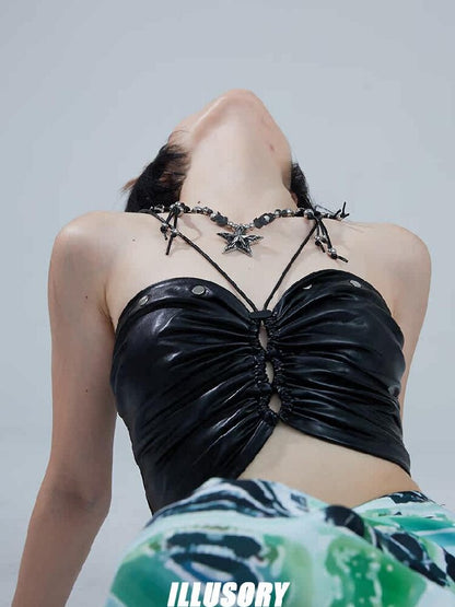 Handmade Beaded Punk Style Necklace【s0000018811】