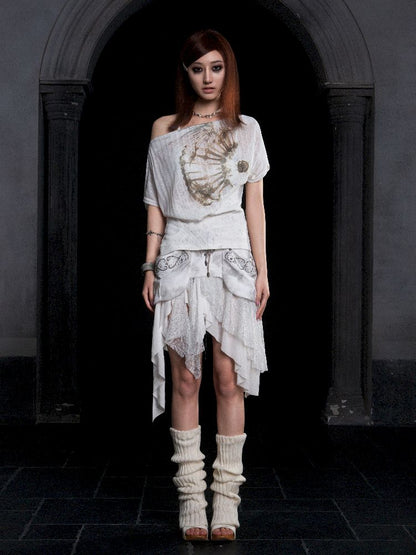 One neck short sleeve t-shirt【s0000012314】