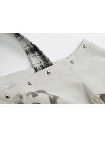 Hanging Neck Long Sleeve Tops【s0000011849】