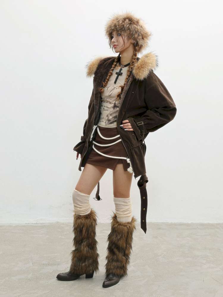 French Velvet Rabbit Fur Jacket【s0000014835】