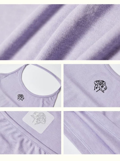 Hanging neck halter Slim undershirt【s0000012301】