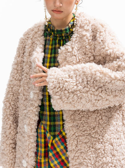 Hooded Cotton Clip Long Loose Jacket【s0000011311】