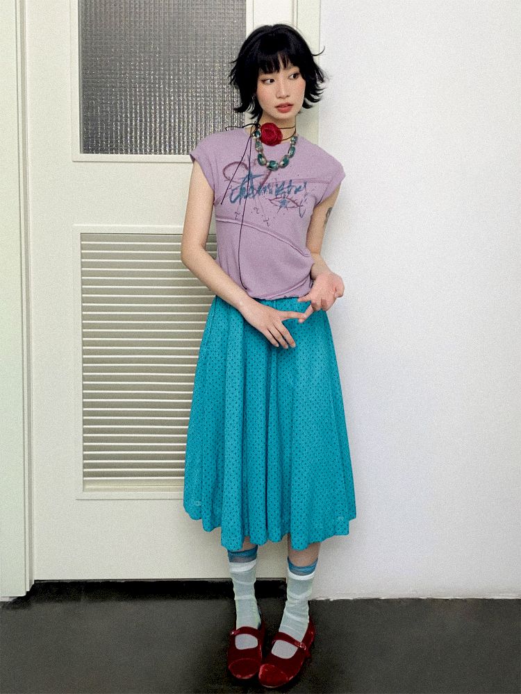 High waist loose umbrella skirt【s0000012280】