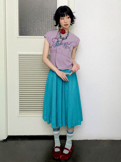 High waist loose umbrella skirt【s0000012280】