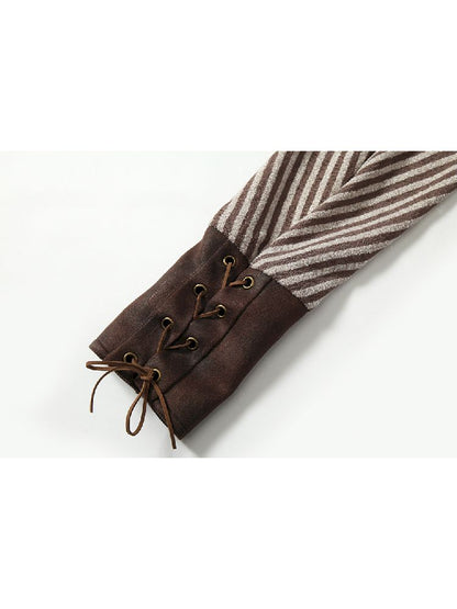 One Neck Tie Long Sleeve Short Top【s0000011832】