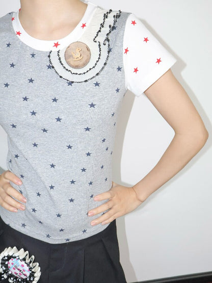 Wooden Pony Star Stretch Short Top【s0000018676】