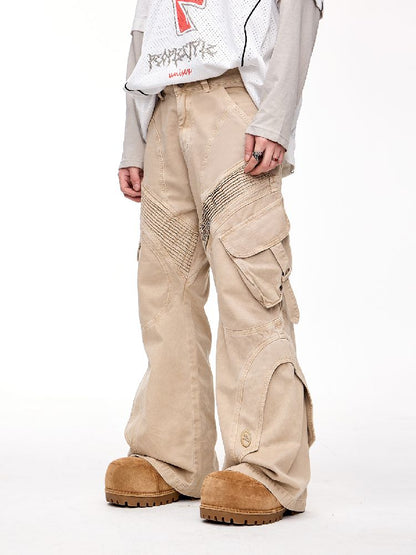 Micro Straight Leg Work Pants【s0000011363】