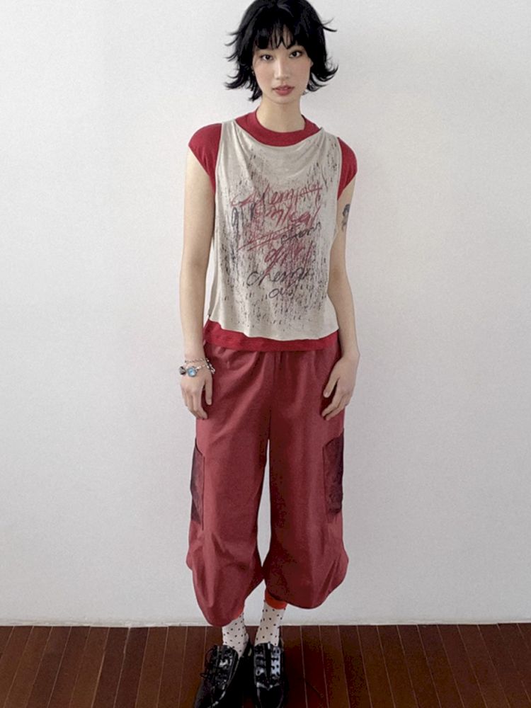 High Waisted Straight Leg Pants【s0000012270】