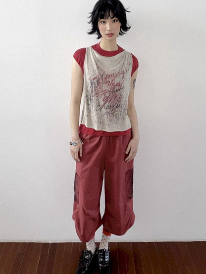 High Waisted Straight Leg Pants【s0000012270】