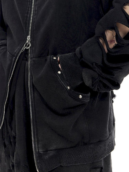 Hooded Cardigan Sweatshirt【s0000012070】