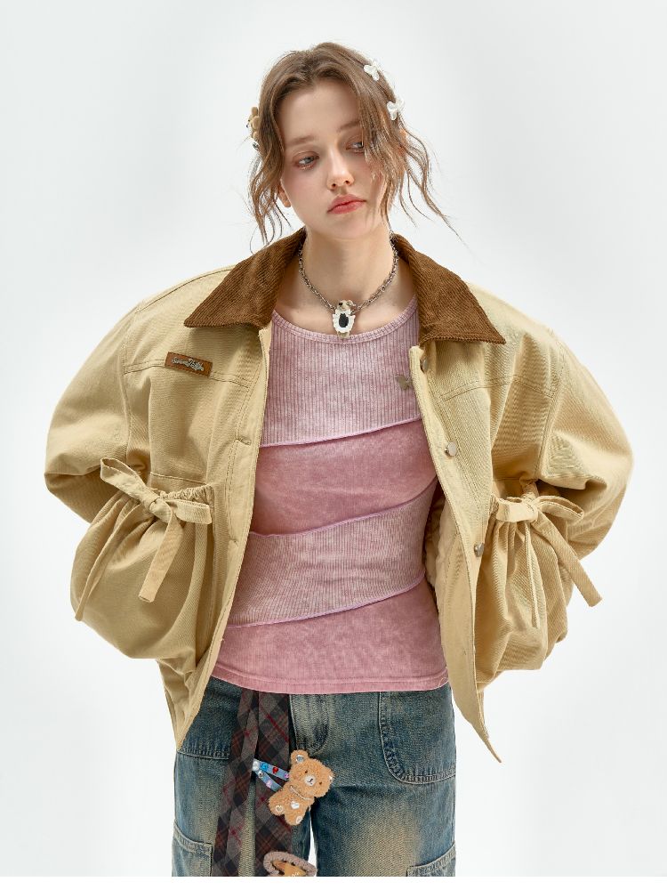 Corduroy Sandwich Cotton Barnstormer Jacket【s0000011512】