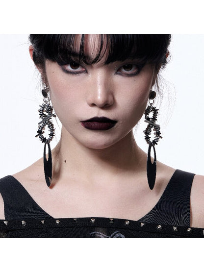 Dark Punk Mechanical Ear Clips Earrings【s0000018845】
