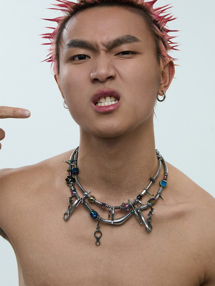 Futuristic Choker Clavicle Chain【s0000018882】