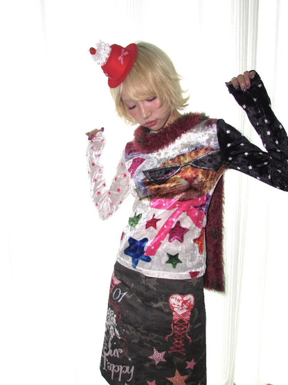 Cat Candy Paper Velvet Base Top【s0000018673】