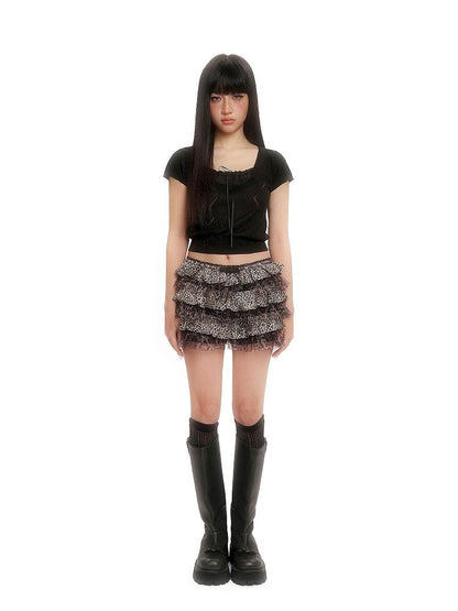 Multi-Layered Lace Shorts【s0000012498】