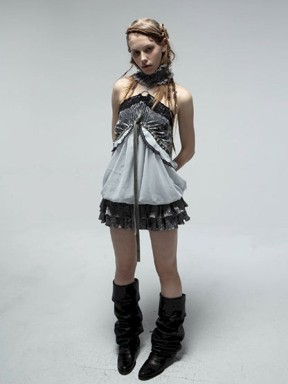 Vacation Halter Plunge Top【s0000012208】