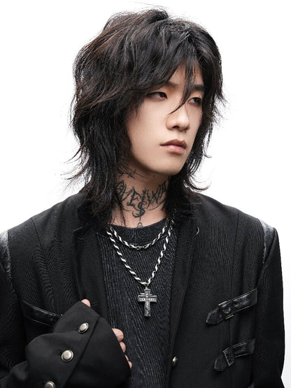 Simple Long Cross Pendant Necklace【s0000018985】