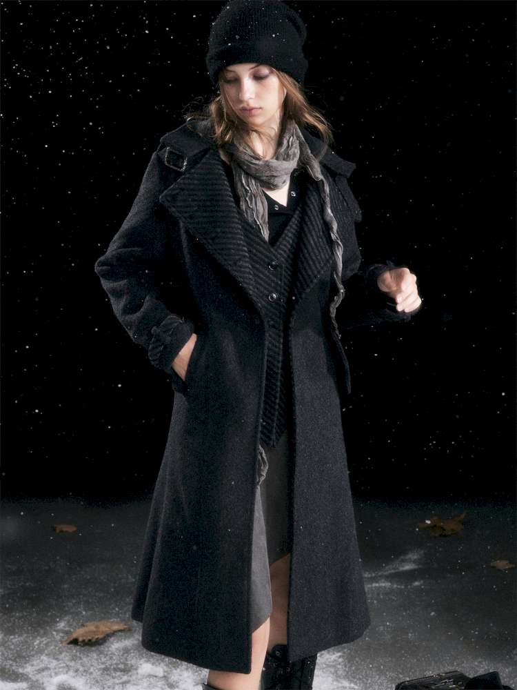 Court Knight Vest Tweed Coat【s0000014670】