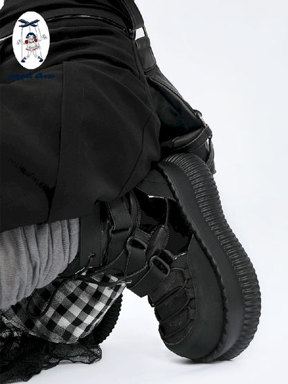 Retro Light Punk Thick Bottom Short Boots【s0000011702】