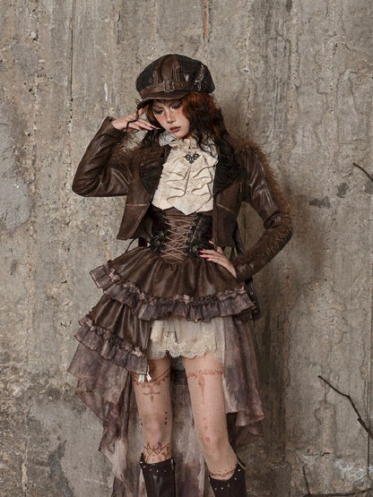 Chest Brace Strappy Trailing Skirt【s0000005226】