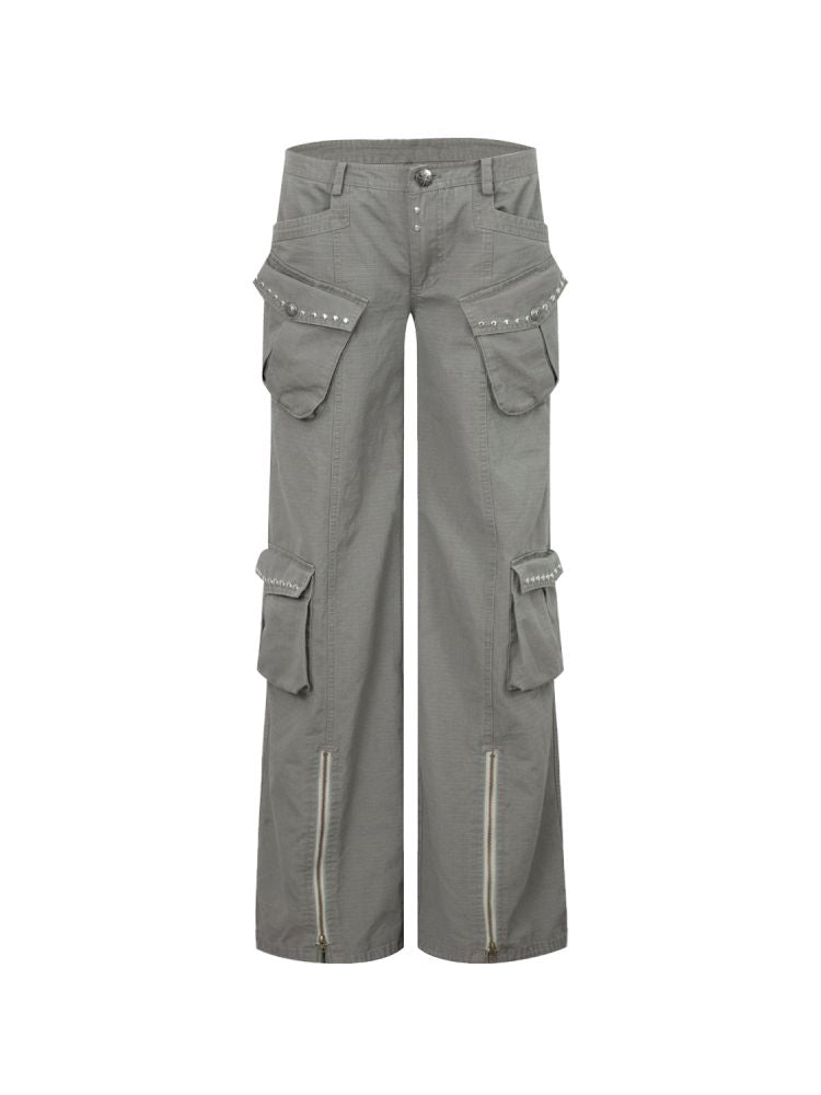 Wide Leg Narrow Crotch Work Pants【s0000012705】