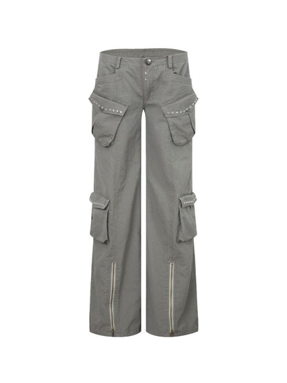 Wide Leg Narrow Crotch Work Pants【s0000012705】