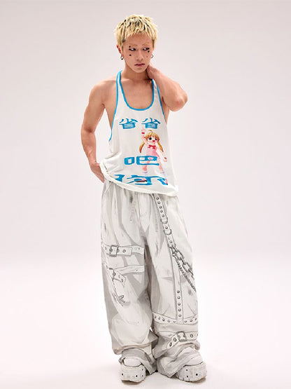 “Save It” Printed Tank Top【s0000012180】