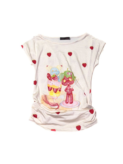 Graphic Short Sleeve Slim Fit T-Shirt【s0000012484】