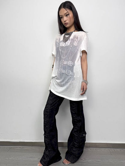 Knot Shape Short Sleeve T-shirt【s0000012212】