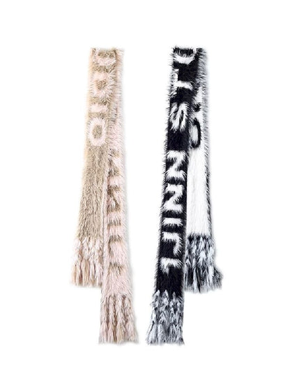 Letters tassel warm scarf【s0000004734】