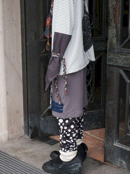 Polka Dot Fake Two Piece Trousers【s0000015151】