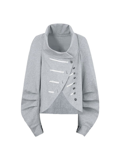 Lapel Sailor Pirate Style Sweatshirt Jacket【s0000011839】