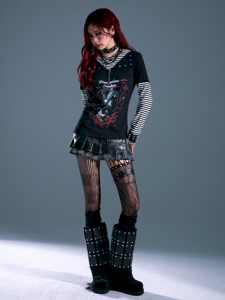 Casual Long-Sleeve T-Shirt【s0000013914】