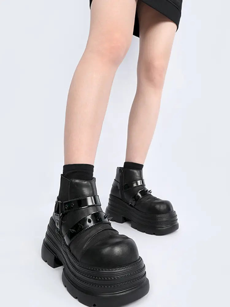 Chunky Sole Short Boots【s0000014185】