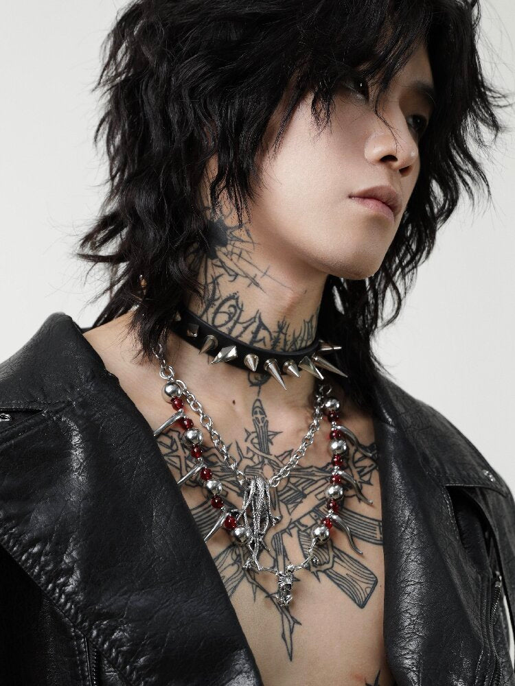Handmade Y2K Punk Beaded Chain【s0000018967】